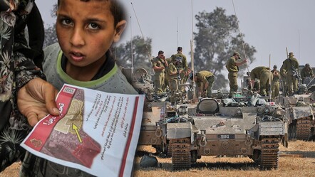 Yeni katliam hazırlığı! İsrail havadan 'Refah'ı boşaltın' broşürü attı - dunya