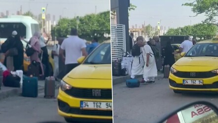 Turistlerle taksici birbirine girdi: Taksimetre tartışması yumruklu kavgaya döndü - gundem