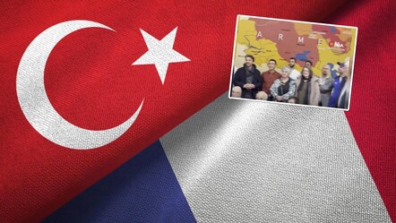Fransa'dan küstah Türkiye haritası paylaşımı! Doğu Anadolu'yu Ermenistan'a ait gösterdi - dunya