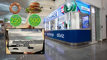Havalimanında dövizde tefeci tarifesi! Tezgahı kurmuşlar, 1.000 avroda 10 bin lira fark çıkıyor - gundem