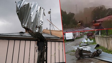 Erzurum ve Kırklareli'ni hortum vurdu, elektrik hatları koptu! Okul da dahil çatılar uçtu, işte o anlar - ekonomi