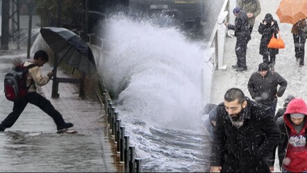 Meteoroloji uyardı, 12 il için kritik alarm! Kar, dolu, sel, su baskını, yıldırım, fırtına geliyor - dunya