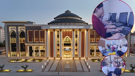 Türkiye'nin en büyük ikinci kütüphanesi açıldı! Şahinbey Millet Kütüphanesi günlük 20 bin kişiye hizmet verebiliyor - kultur-sanat
