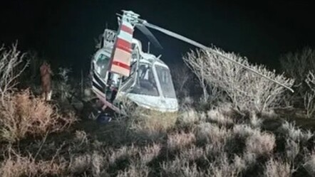 Reisi'nin düşen helikopterine ait olduğu iddia edilmişti! O görüntülere yalanlama geldi - dunya