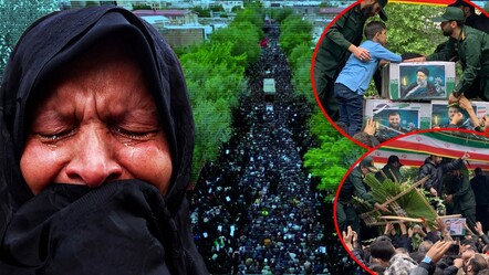 İran'da on binlerce insan sokakta! Reisi'nin cenazesinde izdiham yaşanıyor - dunya