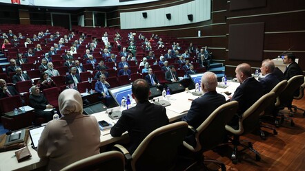 AK Parti MKYK Cumhurbaşkanı Recep Tayyip Erdoğan liderliğinde toplandı - gundem