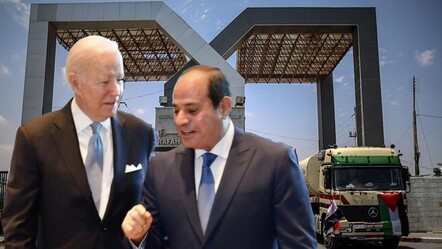 Biden, Sisi ile anlaştı! Gazze'ye yardım İsrail üzerinden sürecek - dunya
