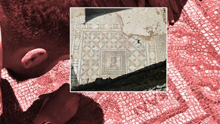 Side'de tarihi bir an! 2500 yıllık mozaik zemin keşfedildi - kultur-sanat