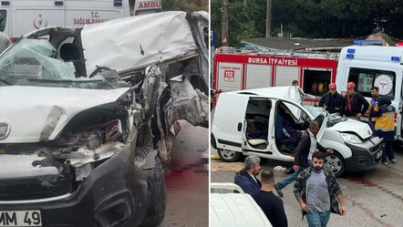 Virajı alamayan tır, araca çarptı: 3 ölü, 4 yaralı - dunya