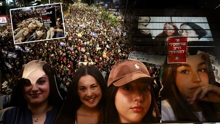 Kassam Tugayları çağrı yaptı... İsrailli binlerce protestocu 