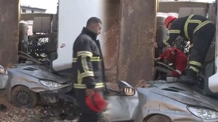Mersin'den sonra şimdi de Hatay! Kamyonun altında kaldılar - gundem