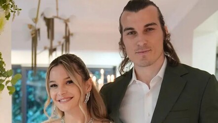 Fenerbahçe'nin yıldız futbolcusu Çağlar Söyüncü ile Serra Pakdemir evlendi - magazin
