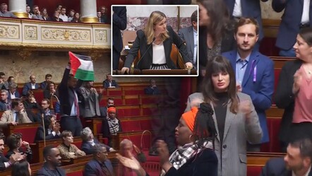 Fransa meclisinde Filistin için alkış tufanı! Fransız vekil Refah katliamını kınadı - dunya