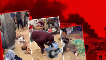 İsrail Refah'ta çadır kenti bombaladı! Çok sayıda ölü ve yaralı var - dunya