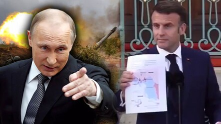 Ateş hattında diplomatik gerginlik... Macron haritalarla konuştu, Putin buna çok kızacak! - dunya