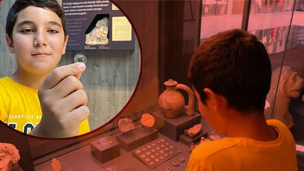 Türkiye'nin en küçük eser bağışçısı! Evinin bahçesinde 2 bin yıllık sikkeyi müzeye getirdi - yasam