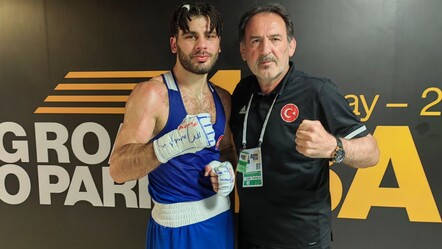 Milli boksör Mücahit İlyas, İsrailli rakibini yendi! Filistin'e destek mesajı gönderdi - magazin