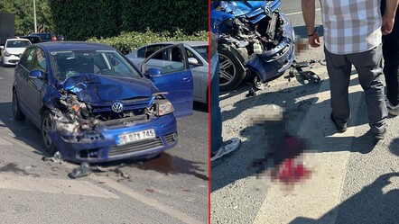 Araçların arasında sıkışan gencin bacağı koptu - gundem