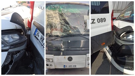 50 metre arayla 2 kaza! Toplam 8 araç karıştı, 19 kişi yaralandı - gundem