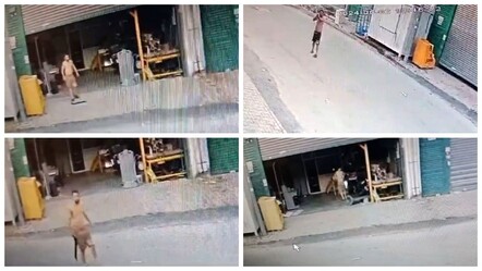 Adana'da film sahnelerini aratmayacak anlar! Köpeği kovaladı, güvenlik kamerasına ateş etti, dans ederek iş yerini kundakladı - gundem