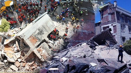 Küçükçekmece'deki bina yıkılsın diye yapılmış! - gundem