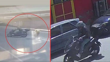 İstanbul'da motosiklet sürücüsü, yoldan geçen kadını taciz edip kaçtı - dunya