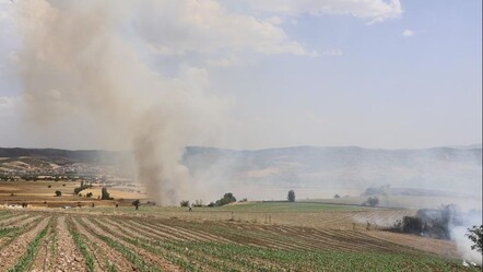 Manisa Kula'da devam eden yangınlar 100 dönüm araziyi küle döndürdü - gundem