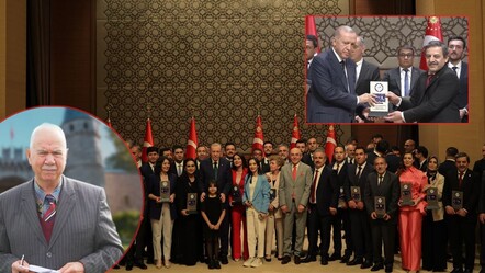 Merhum İsmail Yağcı adına TGRT'ye 'Yılın Tarih ve Kültür Programı' ödülü! Anadolu Medya Ödülleri Cumhurbaşkanı Erdoğan tarafından verildi - kultur-sanat