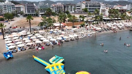 Muğla'daki 46 derecelik sıcaklık herkesin plajlara akın etmesine neden oldu - gundem