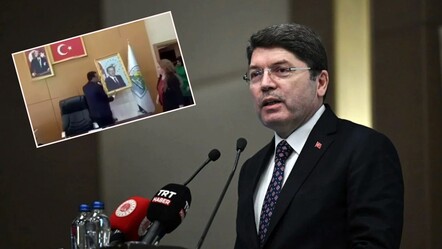 Bakan Tunç'tan Erdoğan'ın fotoğrafının indirilmesine tepki: 'Milletimizin birliğine, bütünlüğüne saldırıdır' - gundem