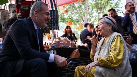 Her adımı ayrı bir mesaj! Bakan Fidan, Urumçi ve Kaşgar ziyaretinde yaşlı bir kadınla sohbet edip elini öptü - gundem