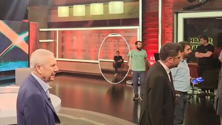 Stüdyoda sürpriz misafir! Aziz Yıldırım - Ali Koç yayınını yakından izledi - spor