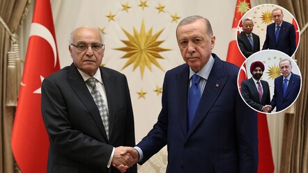 Beştepe'de diplomasi trafiği! Erdoğan üst düzey isimlerle görüştü - dunya