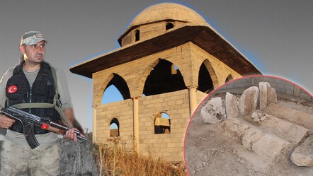 Siirt'te restore edilen türbeden başka mezarlar çıktı! Jandarma korumaya aldı - kultur-sanat