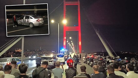 15 Temmuz Şehitler Köprüsü'nde eylem! Çift yönlü olarak trafiğe kapatıldı - gundem