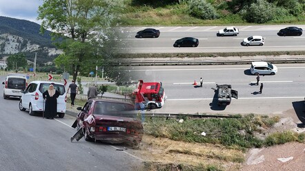 Bayram trafiğinde peş peşe kaza! Yeni doğan bebek de var... Otomobil 175 metre sürüklendi - gundem