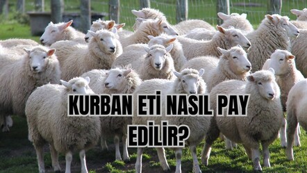 Dinimiz İslam'a göre kurban etinin üçte biri evine, üçte biri komşulara, gerisini fakirlere vermek müstehabdır - yasam