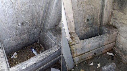 Ata mirasına büyük ayıp! Asırlık tarihi çeşmenin son hali içler acısı - kultur-sanat