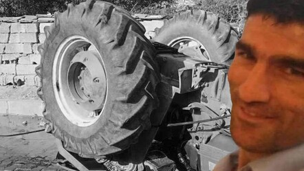 Devrilen traktör canına mal oldu - gundem