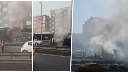 Metrobüste bir günde ikinci yangın paniği! Yolcular tahliye edildi, seferler durdu - gundem