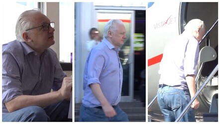 Tüm dünyanın gözü bu davadaydı! WikiLeaks kurucusu Julian Assange serbest: İşte ilk görüntü... - haberler