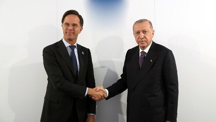 Cumhurbaşkanı Erdoğan NATO Genel Sekreterliğine seçilen Mark Rutte ile görüştü - dunya