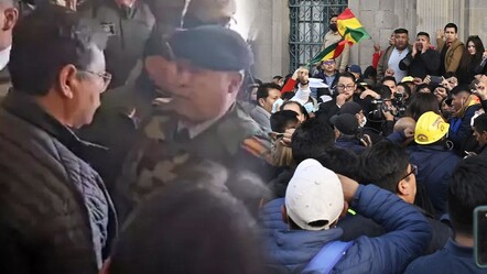 Bolivya yangın yeri! Darbeci komutanla devlet başkanı yüz yüze geldi - gundem