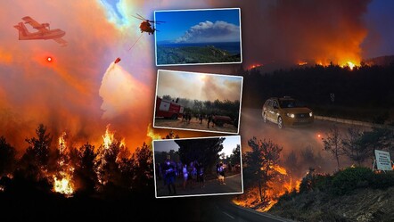 İzmir'in 4 bölgesi alevlere teslim! Yangın Kuşadası'na da sıçradı - saglik