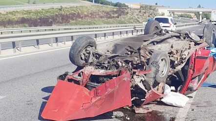 Baba ve oğlu birbirinden ayıran kaza! - gundem