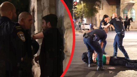 İsrail polisi Netanyahu'yu protesto eden kendi vatandaşlarını darbederek gözaltına aldı - gundem