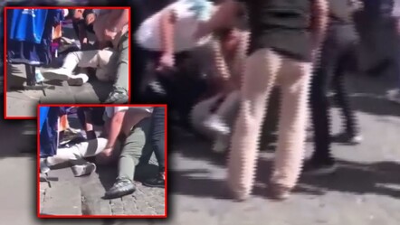 Mısır Çarşısı'nda kan aktı! Sopalı bıçaklı kavga kamerada - gundem