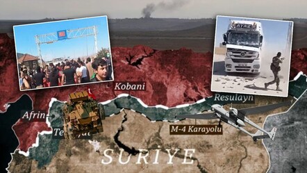 Suriye'nin kuzeyinde Türk Bayrağı, bina ve TIR'larına saldırı düzenlendi - gundem