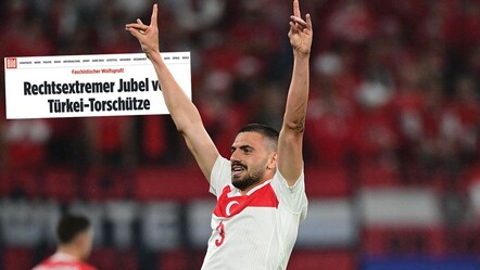 Alman Bild'den Merih Demiral'ın bozkurt işaretine skandal saldırı: Faşist Kurt selamı - spor
