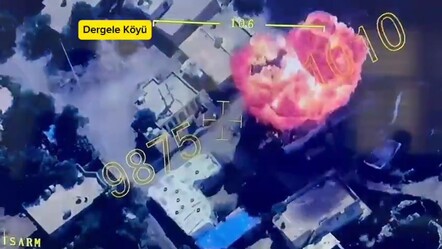 MSB görüntüleri paylaştı!  PKK Dergele ve Miska köylerini ateşe verdi - gundem